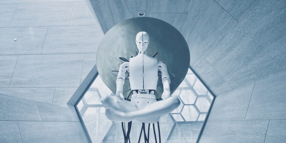 A robot god