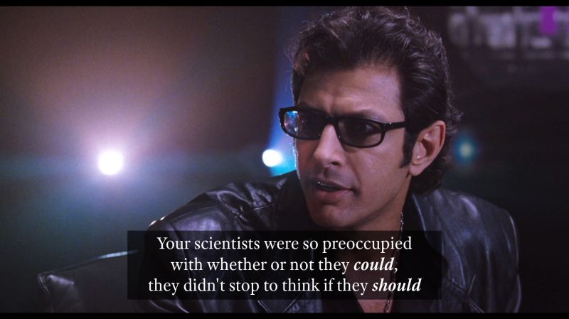 Doctor Malcolm scientist quote